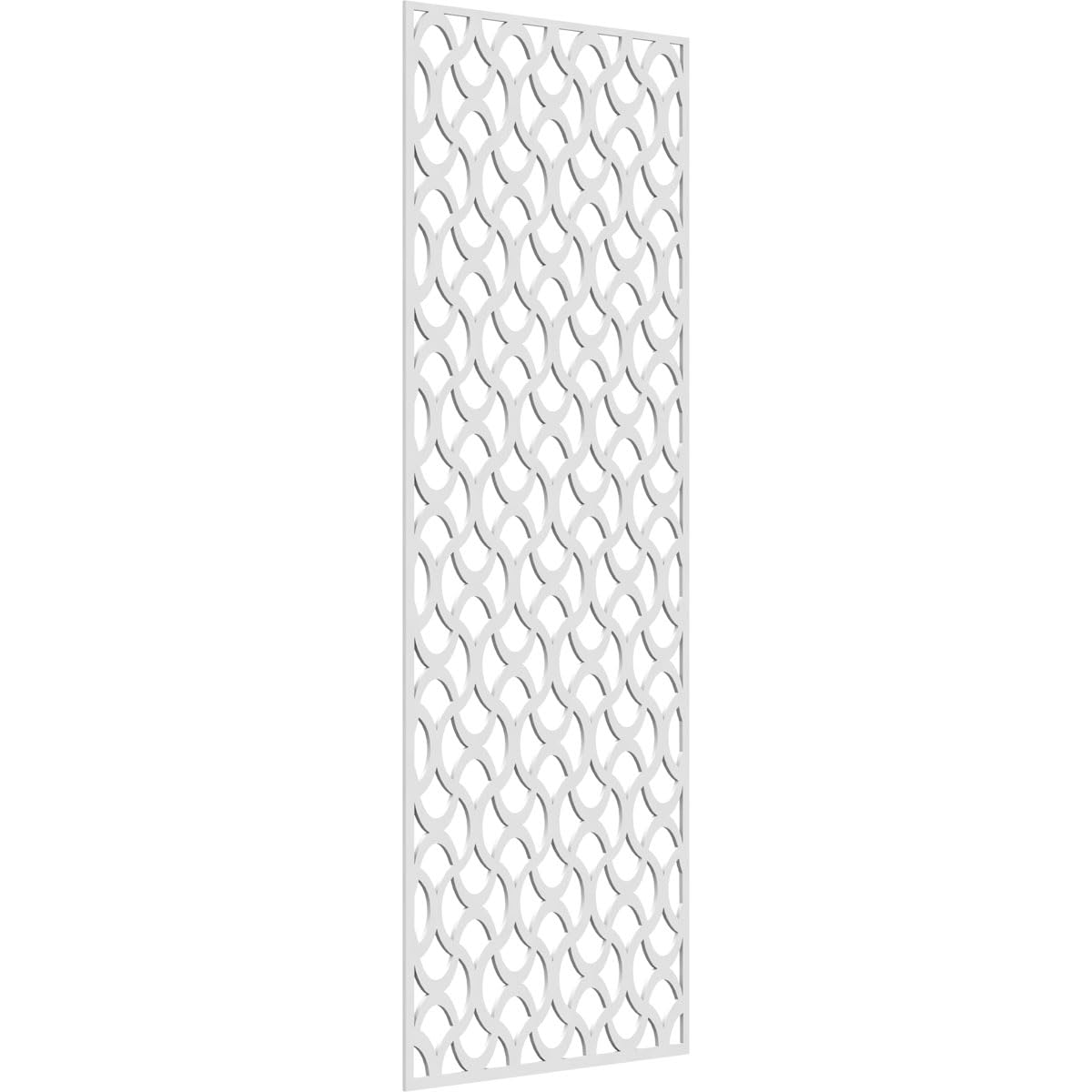 33 3/8"W x 84 3/8"H x 3/8"T Resort Decorative Fretwork Wall Panels in Architectural Grade PVC