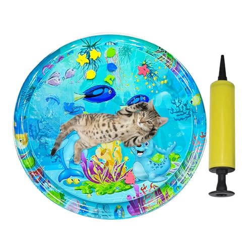 ペットウォーターベッド、猫の水マット, 動物のデザインの感覚ベッド, PVC濃縮されたインフレータブルパッド、犬のペットの濃縮、水遊び