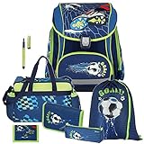 FEDERMAPPE mit 2 Klappen (gefüllt, ohne Füller). SCHLAMPERETUI mit Reißverschluss - ideal geeignet für Kleber, Schere und Zirkel.