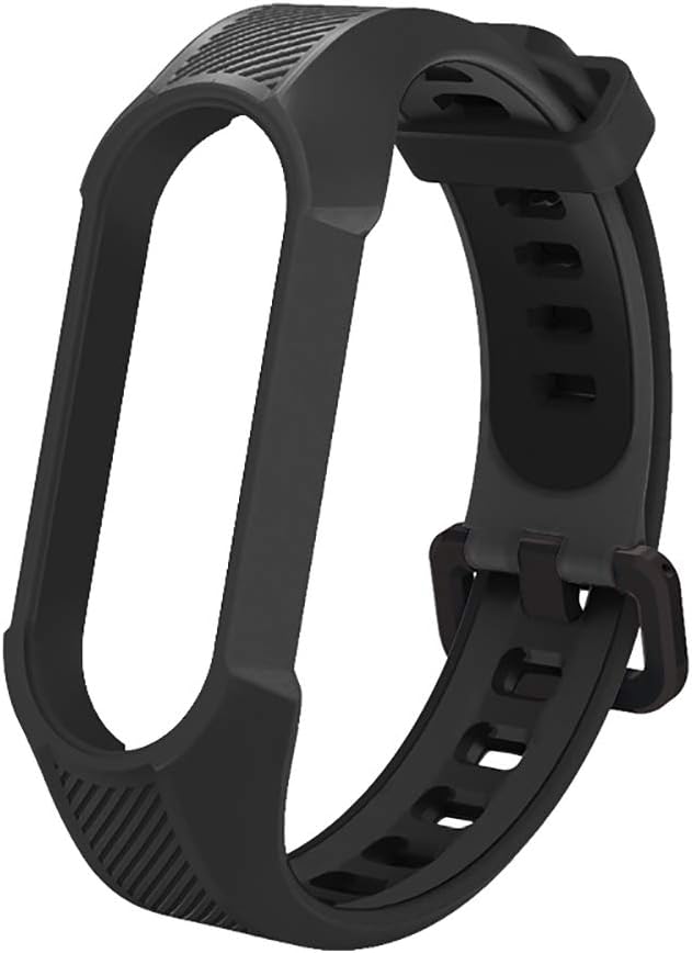 Yuuol Replacement Bands Compatible with Xiaomi Mi Band 6 Band/Xiaomi Mi band 5 Band/Amazfit Band 5 Band, Soft Silicone Wristbands, Sport Adjustable Wrist Strap for Women Men