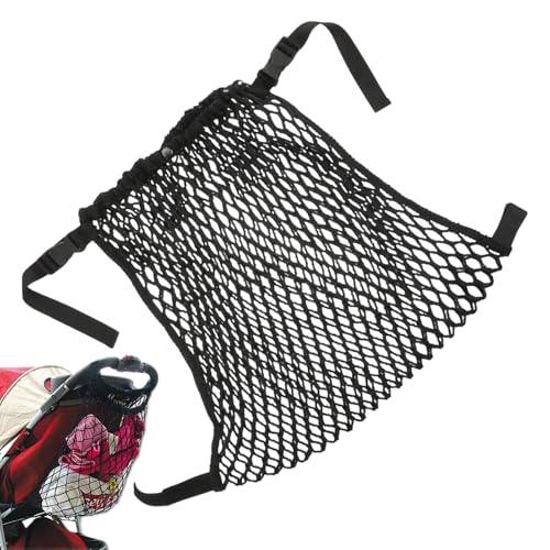 Sac pour poussette et filet de rangement ajustable pour couches