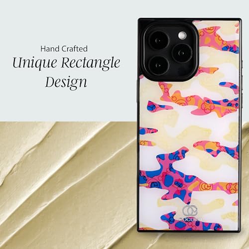 Image of COCOMII Rectangle for iPhone 16 Pro Max Case, Camouflage Leopard