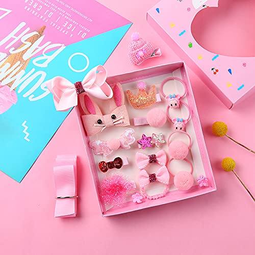 18pc Melbees Hair Accessories Set with Clips and Bands