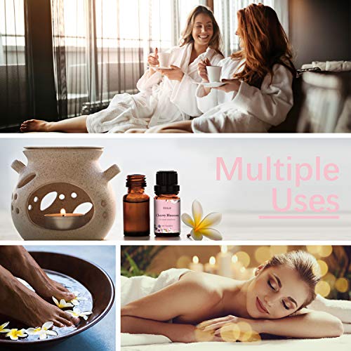 Cherry Blossom Essential Oil, Esslux Aromatherapy Oils For Diffuser, Massage, Soap, Candle Making, Perfume, 30 Ml #TOP3