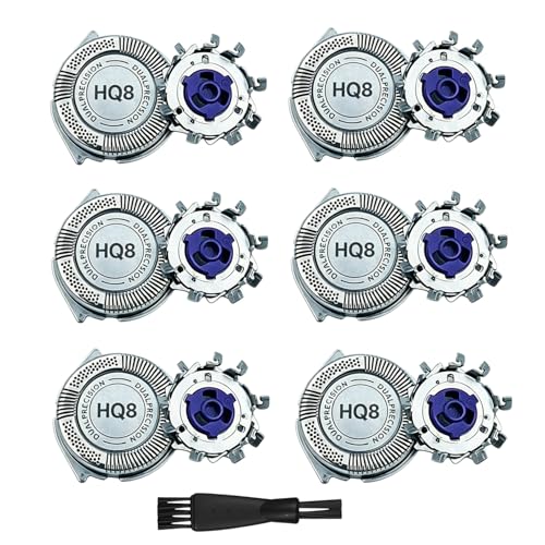 HQ8 Replacement Heads Compatible With Philips Norelco Hq8 Replacement Heads New Upgraded Blades Compatible With Norelco Aquatec PT720 AT880 AT810 7310xl Etc Shavers Model