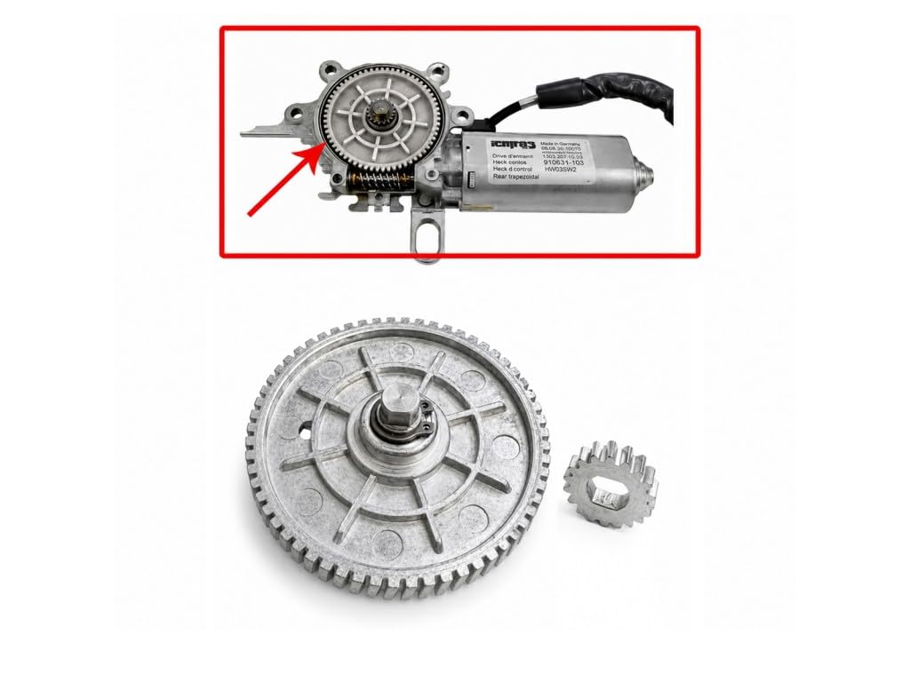 Kit di riparazione dell'ingranaggio del motore del tetto apribile adatto per Mercedes Classe E W211 (2002-2009) ingranaggi in metallo OEM 2038203142