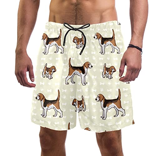 Maillots de bain hommes à séchage rapide et motif os d'animaux