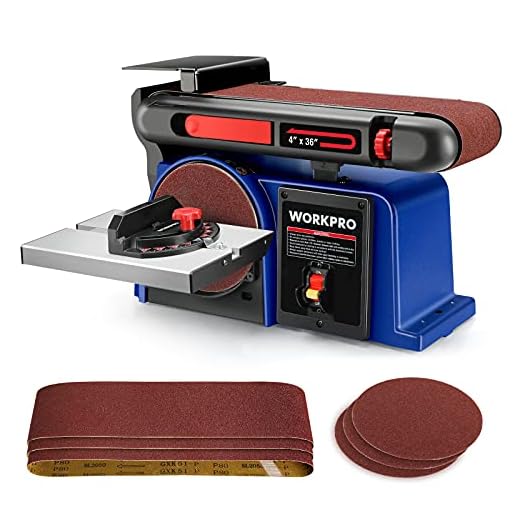 Versatile WORKPRO Belt and Disc Sander