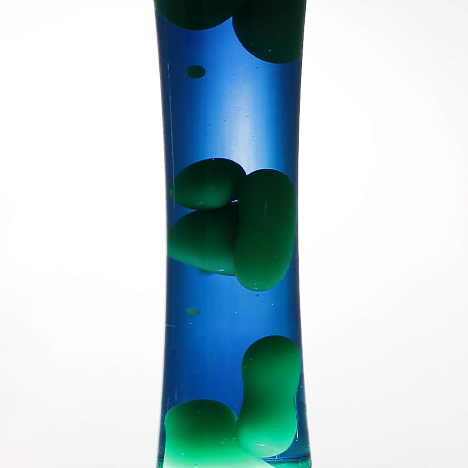 Lámpara de lava azul verde, lámpara de lava retro, 39,5 cm, sala de fiestas, idea de regalo de Navidad, G9 30 W con interruptor de cable, bombilla incluida, lámpara volcán