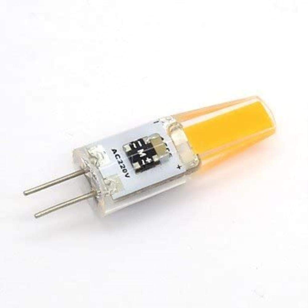 G4 Sapphire 2W 12V Imported Core-Chip superhellen LED-Silikon Kleine Birne (Size : White)