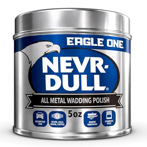 Car Polish by Eagle One Nevr-Dull Wadding Metal Polish 5 Oz