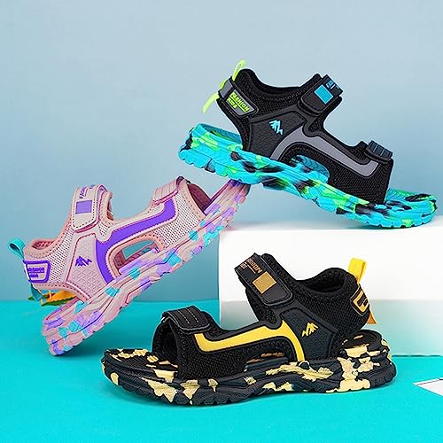 IWIHMIV Boys Girls Summer Outdoor Athletic Sport Sandals Comfortable Walking Hiking Casual Water Shoes for Kids4