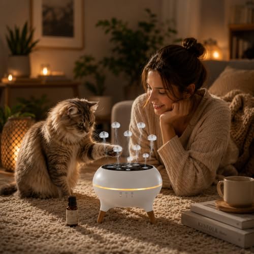Difusor aromático eléctrico 250ml con control remoto miniatura 4