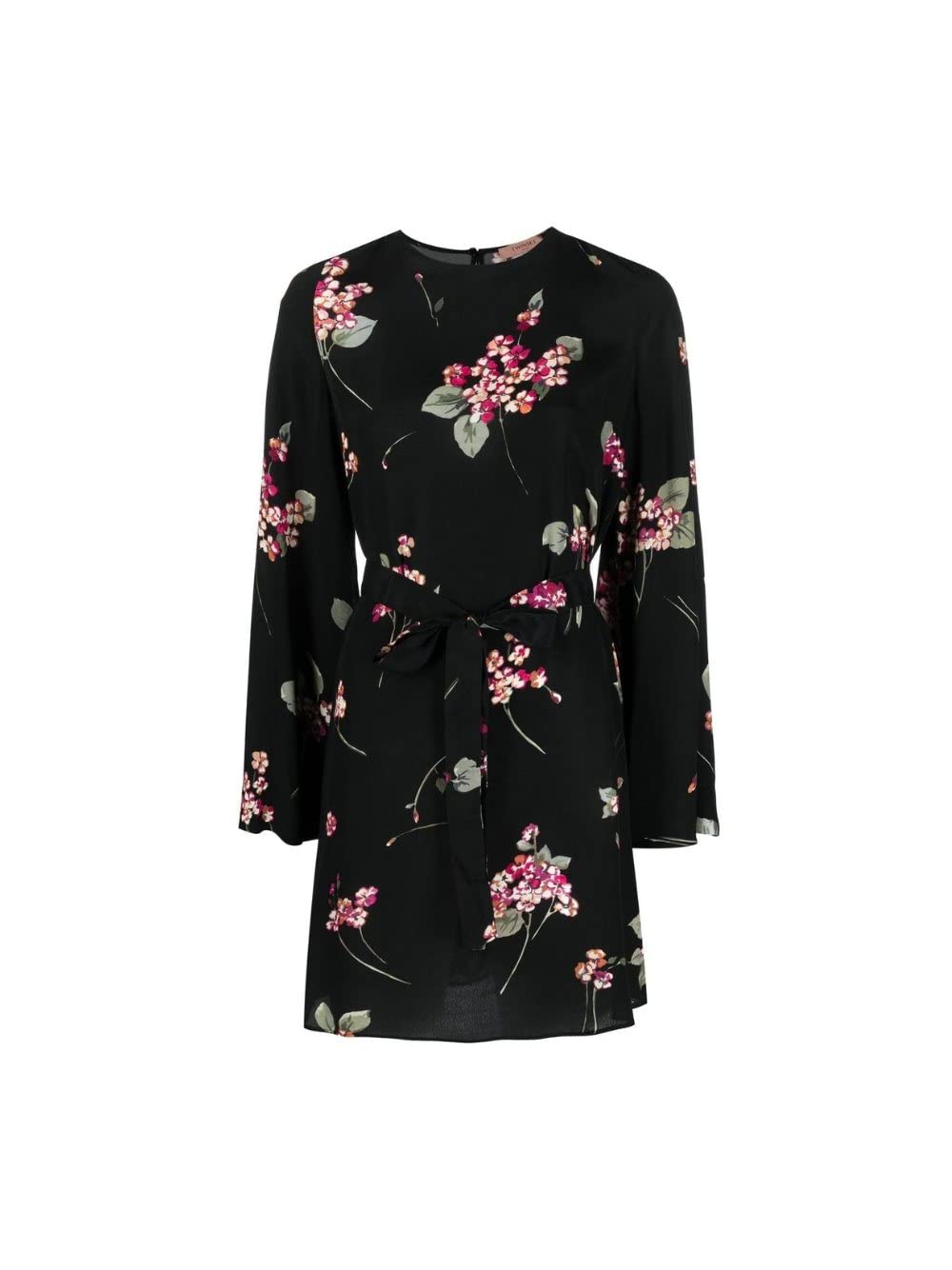 Twinset Milano Abito Corto Twinset da Donna con Stampa a Fiori Colore St. Bouquet Nero/Multicolor Modello 231TP2703 10428 Multicolore St.Bouquet Nero/Multicolor