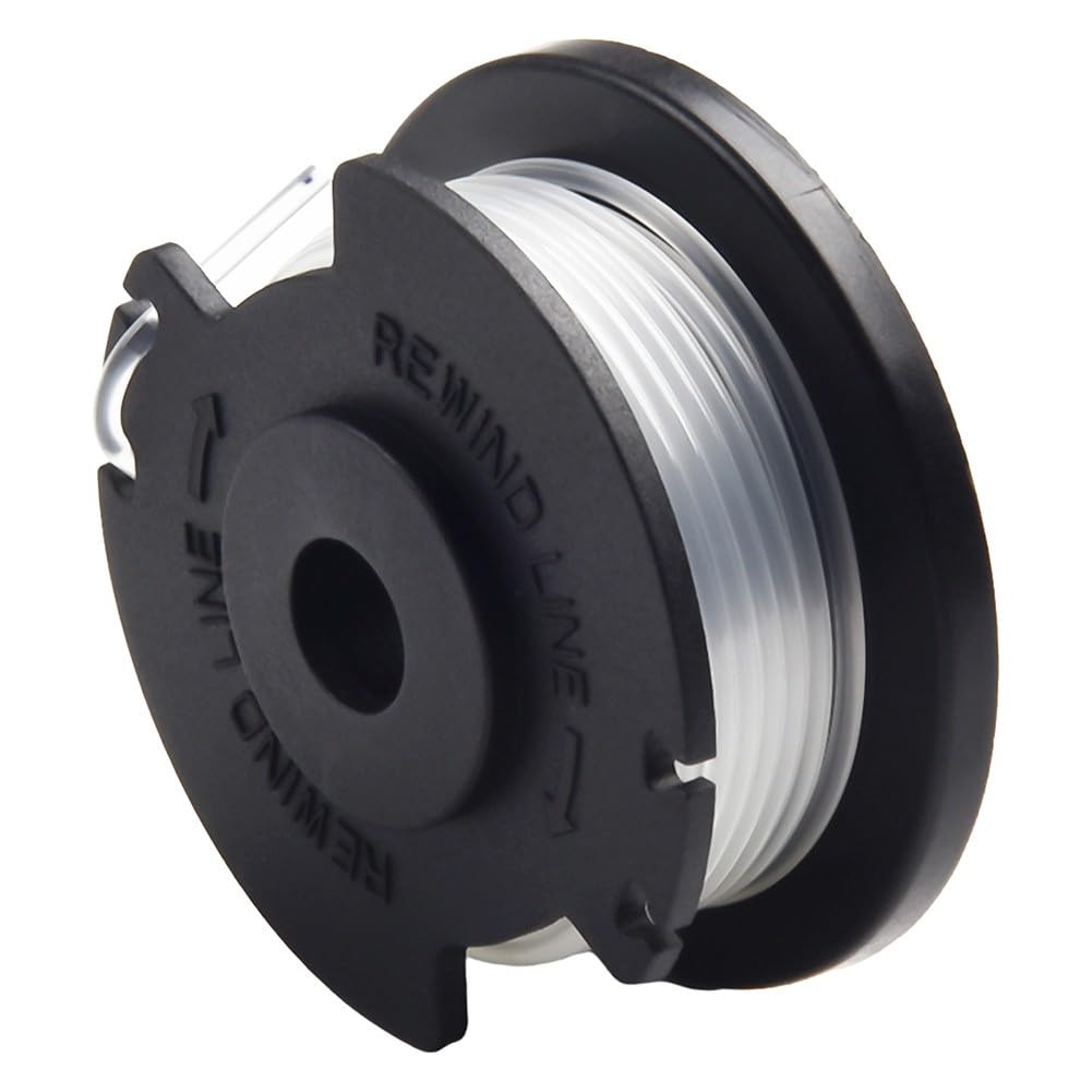 Lot de 3 bobines de fil de rechange en nylon pour coupe-bordures GE-CT 18/28 Li et 18/28 Li TC, diamètre 1,6 mm, longueur 5 m, noir et blanc