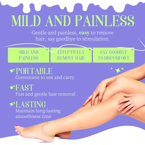 Body Hair Removal Cream with Spatula Applicator, Hair Removal Cream For Sensitive Skin, Gentle Formula, Safe for Sensit