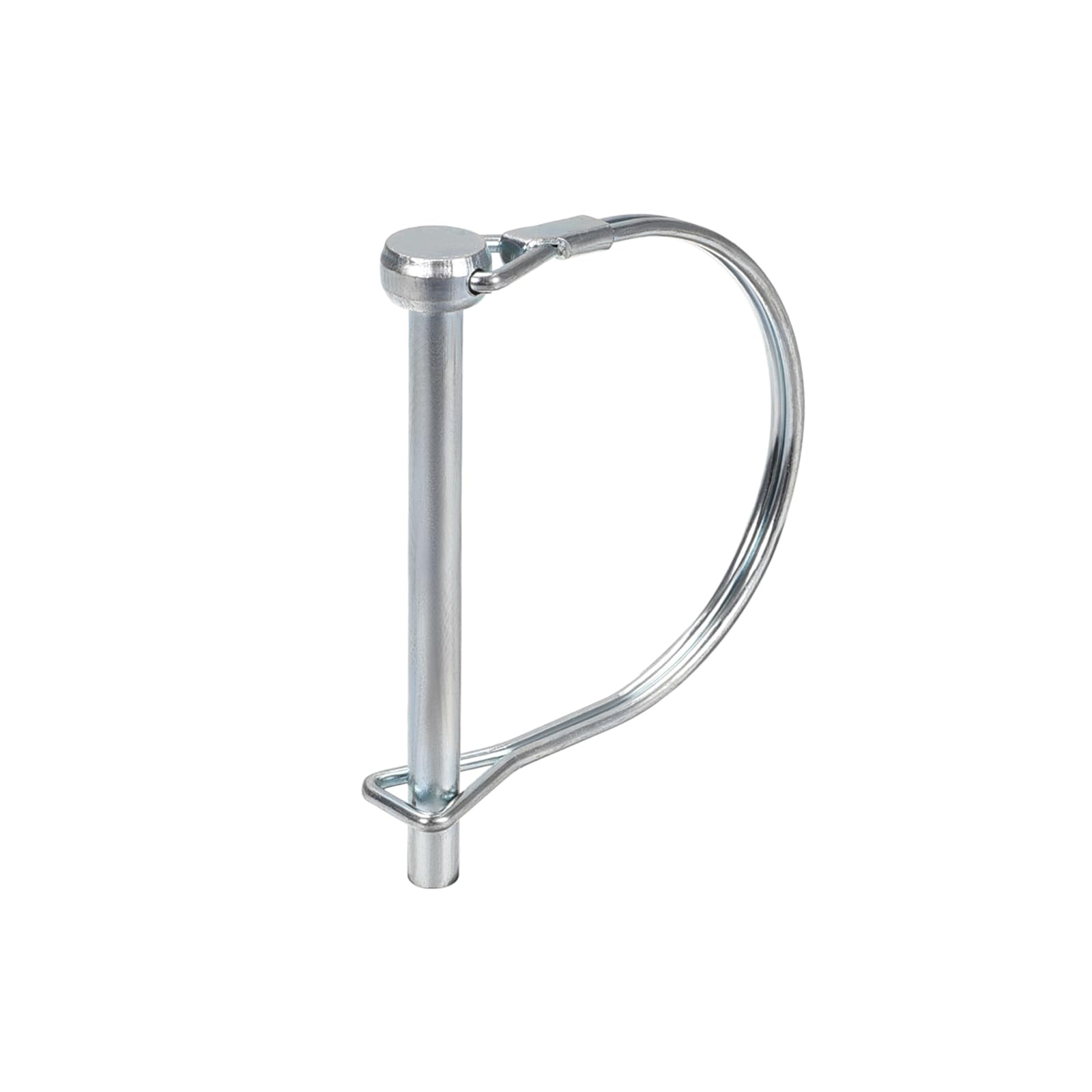 DTGN 6mm x 70mm (DxL) Shaft Locking Pin - 1Pack - Good for Farm Trailers Lawn - Carbon Steel Round Trailer Coupler Pin - Silver Tone — image 1