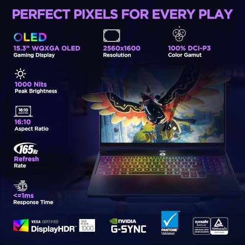 Image of Lenovo Legion 5 2026 Intel Core Ultra 7 356H | NVIDIA RTX 5060 8GB (16GB RAM /512GB SSD /WQXGA OLED /165Hz /15.3 inch (38.3cm) /Windows 11 /Office 2024+AI Now /Black /1.87Kg), 83RW004JIN AI Powered Gaming Laptop