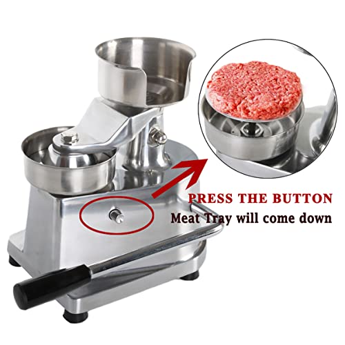 Machine à hamburger manuelle pour éliminer les steaks déformés à la cuisson - 3