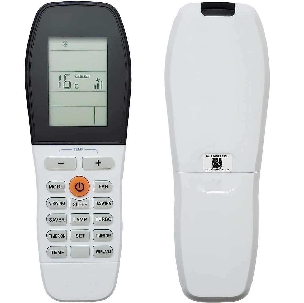 Universal Ac Remote Compatible for Voltas Inverter Split Ac Remote 1.5 Ton 3 Star, White (Your Old Must be Exact Same)-image-36