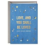 Hallmark Signature Love Card, Love and Be Loved (Romantic Anniversary Card, Birthday Card, Mother's Day Card, Father's Day Card)