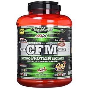 AMIX – Proteína Isolada Whey en polvo – MuscleCore CFM Nitro 2 kg – Favorece el desarrollo muscular y acelera la recuperación – Contiene Enzimas Digestivas Aminogen – Sabor Doble-Chocolate