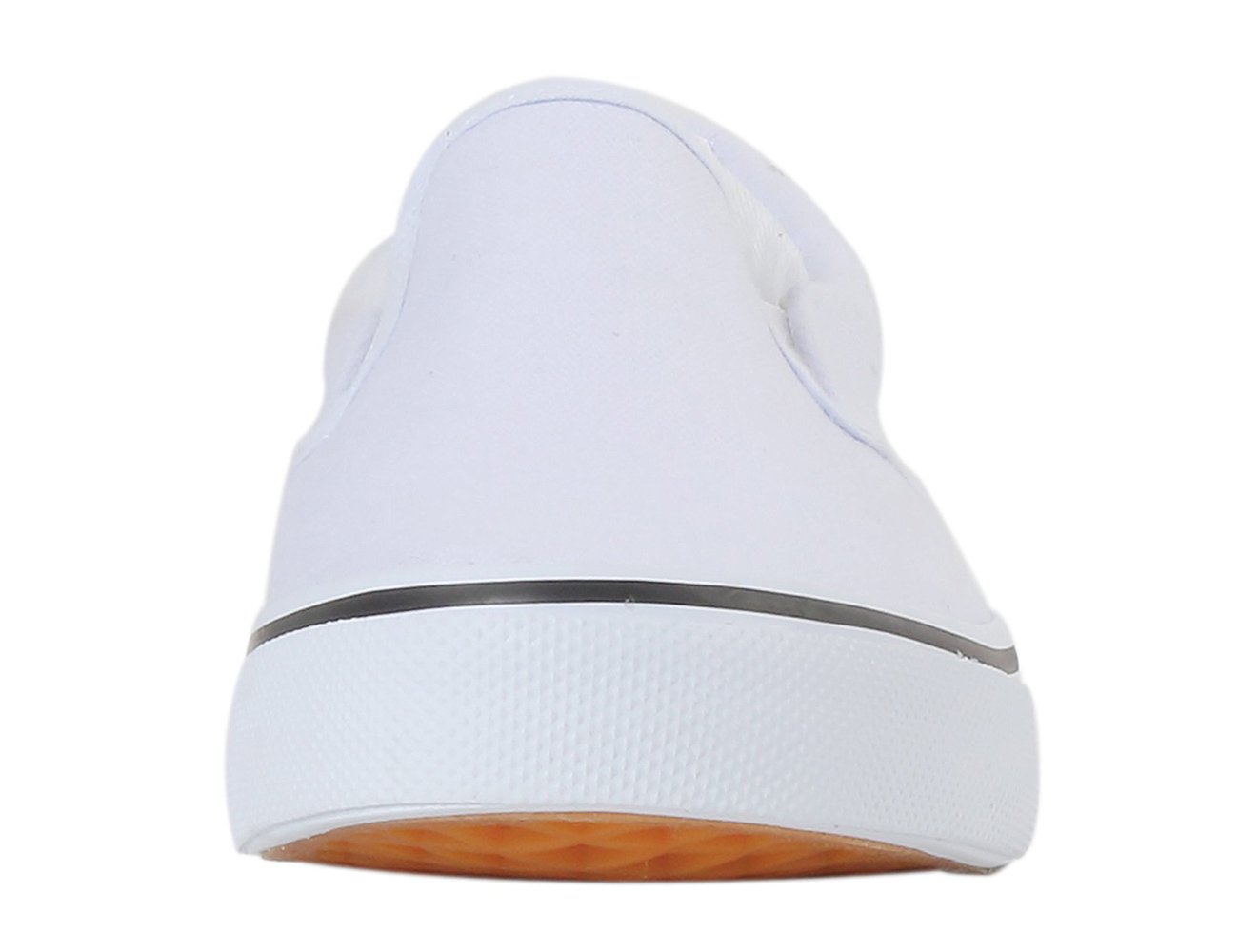 Men's Slip on Canvas Loafer Fashion Sneaker Shoes White US 9.5