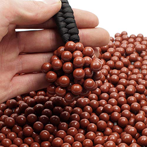 Heavy absorbable mud Pill, Maroon Iron Powder Bouncy Ball, Bow Grain Safe mud 8mm9mm10mm11mm12mm mud Pill, 5kg Pack, About 6000-Can Absorb and Increase 11-12mm kg