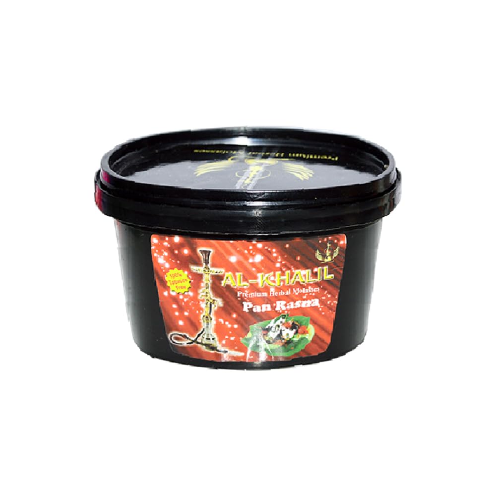 AL-Rasta Shisha Herbal Pan Rasna Hookah Flavour (100 GM) 100% Tobacco Free And Nicotine Free + Free 3 Piece Hookah Filter
