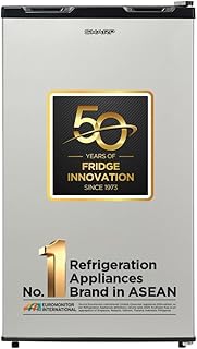 SHARP 92 L 1 Star Mini Direct Cool Single Door Refrigerator |Japan 7 Shields Protection|Vegetable Box| Toughened Glass she...