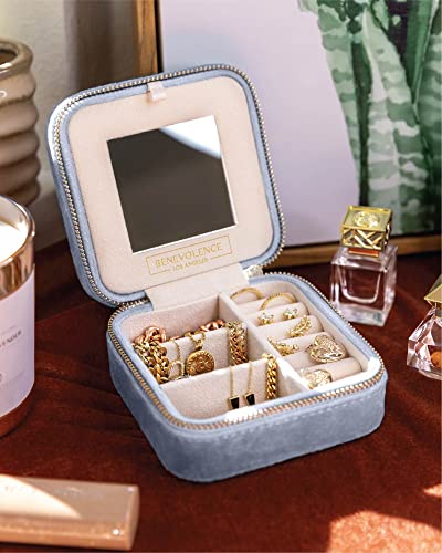 Benevolence LA Plush Velvet Travel Jewelry Organizer #TOP29