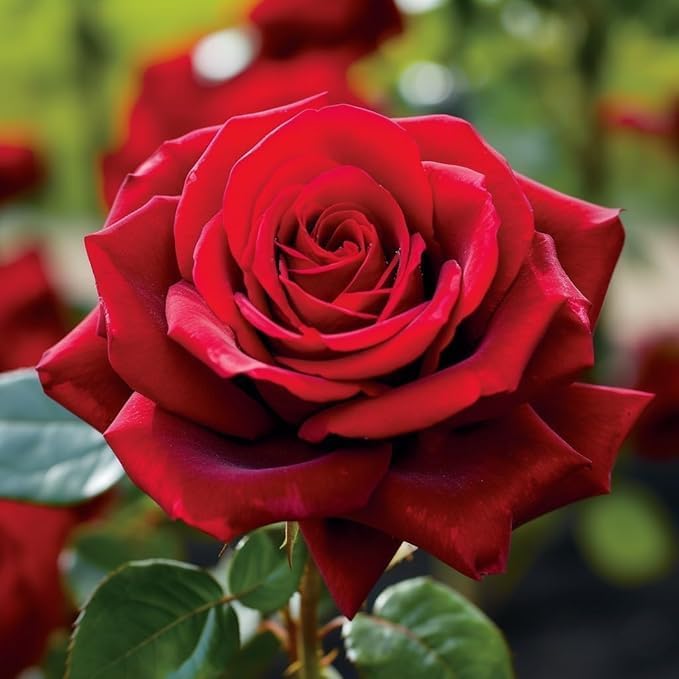 Live Hybrid Red Rose Plant, All Season Fragrant Flower for Home