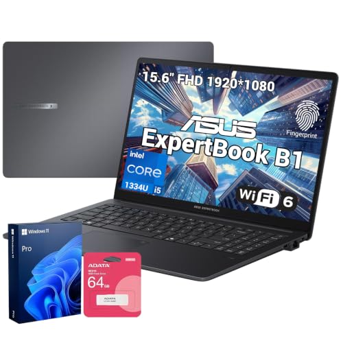 Image of ASUS ExpertBook B1 Intel Core i5 1334U Business Laptop, 16GB RAM+1TB SSD