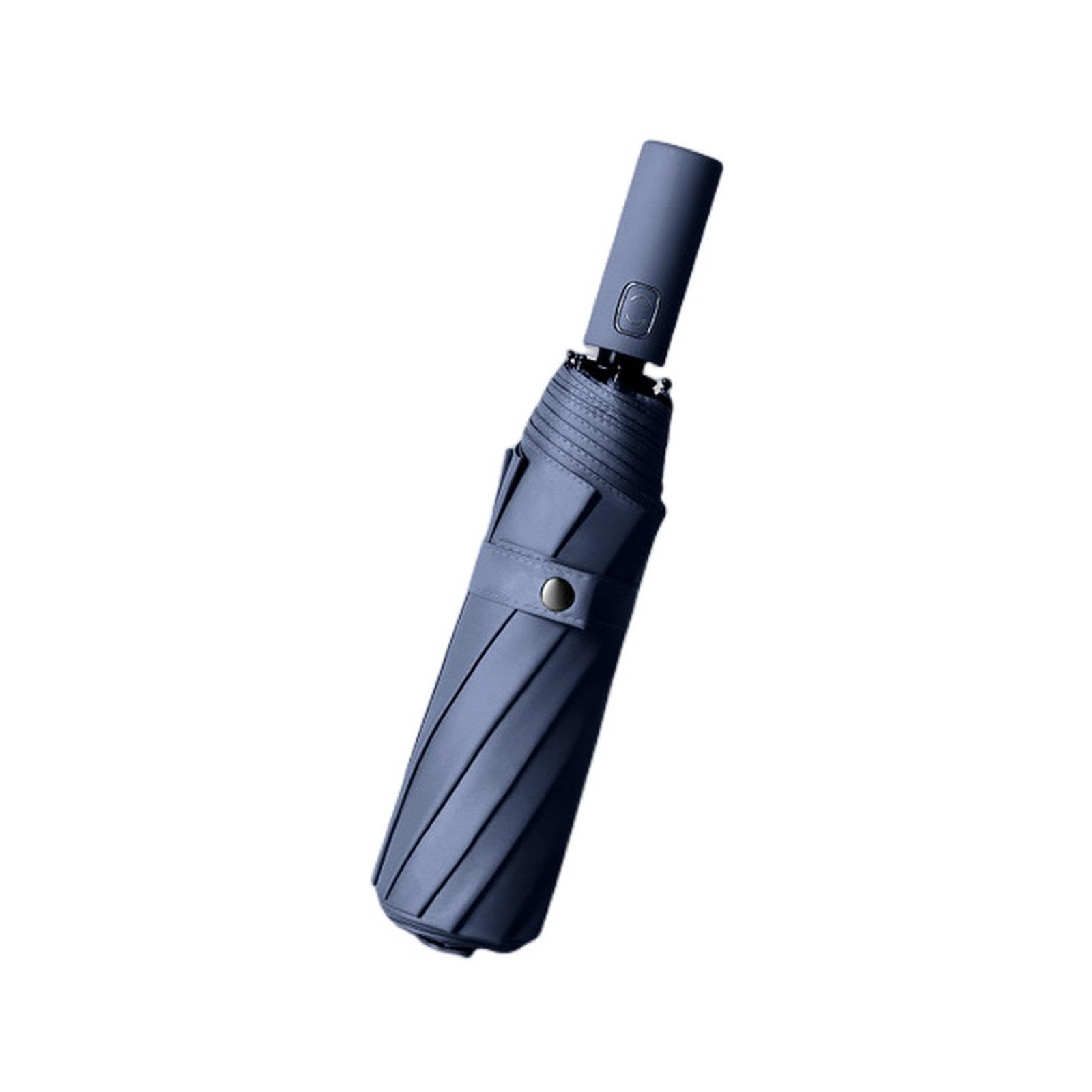 NOGRAX Ombrello Rinforzare Anello Chiusura Completamente Automatico Ombrello Uomini Donne 10 Doppio Osso Grande Pieghevole Antivento Forte Impermeabile Robusto Ombrello