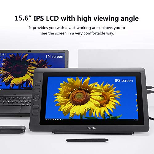 Parblo Coast16 Drawing Tablet With Screen 15 6 Inches Pen Import It All Parblo Coast16 Drawing Tablet With Screen 15 6 Inches Pen Import It All
