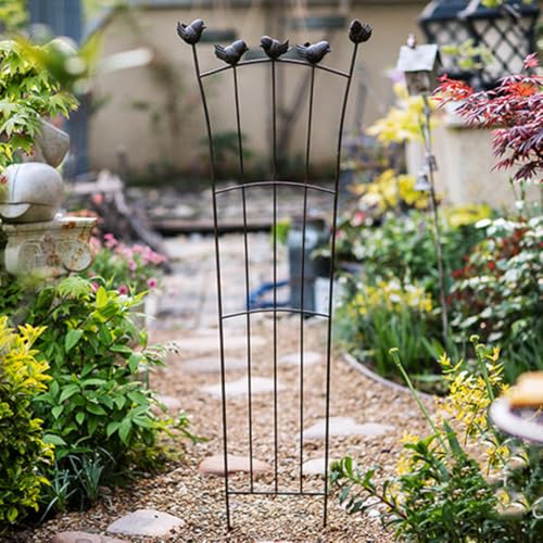 Enrejado de jardín de hierro forjado Style A para rosales trepadores