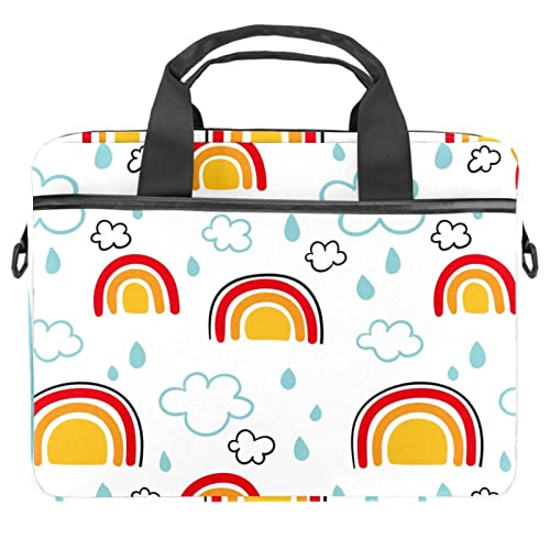 Sac bandoulière ordinateur 13-14 pouces motif soleil coloré
