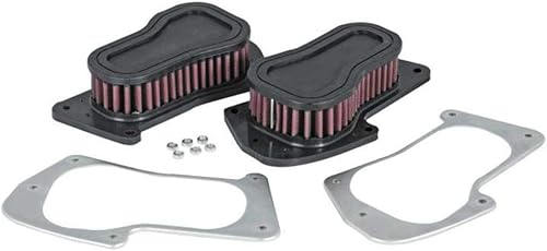 K&N Filtro de aire del motor: Alto rendimiento, Premium, Powersport Filtro de aire: Se adapta a 2006-2019 SUZUKI (M109R, Boulevard, BOSS, Ltd,