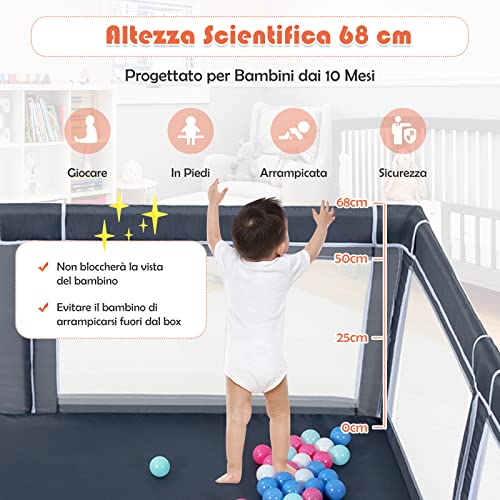 DREAMADE Box Bambini, Recinto di Sicurezza, in