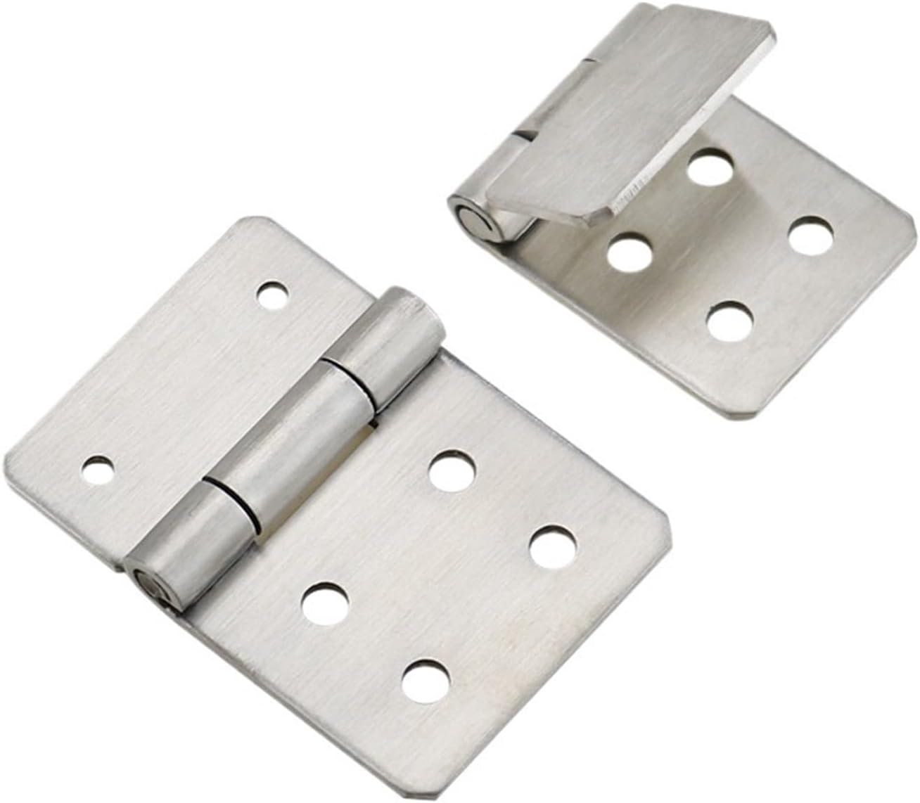 Hinge 304 Stainless Steel Industrial Electrical Equipment Cabinet Door Folding 1Pcs(304 SS Large Size)