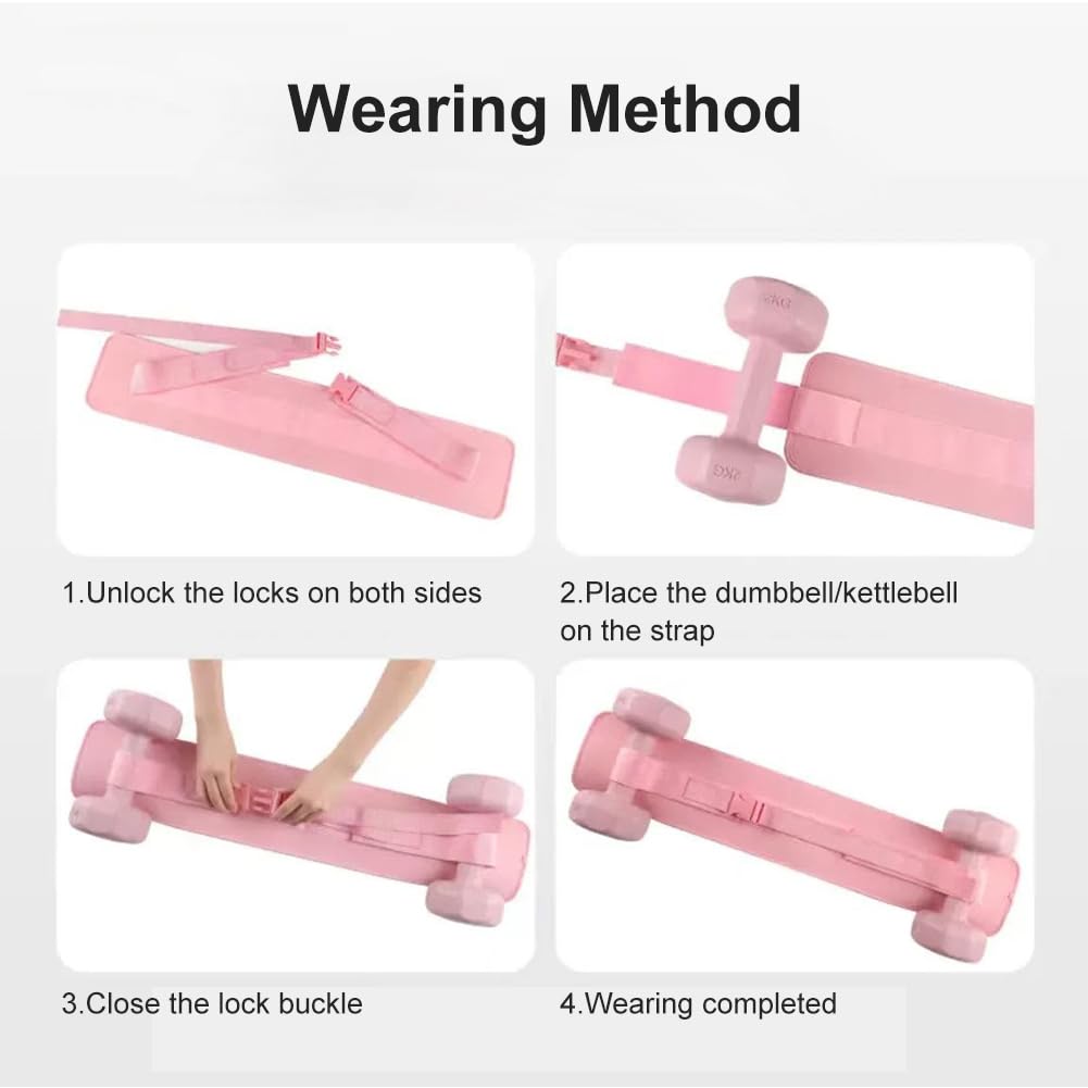 Zerodis Ceinture de poussée de hanche Hip Thrust Belt PU Leather Hook and Loop Portable Glute