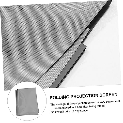 Écran de projection 100 pouces DOITOOL portable avec ruban adhésif double face pour bureau - 2