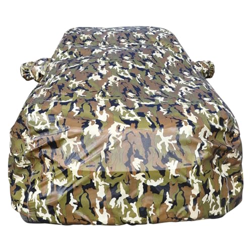 Image of Autofurnish Aero Series Car Cover for XUV 3XO 2024 (100% Waterproof, Triple Stitched, Bottom Elastic,Secure Buckle Strap,Precision-Fit & Breathable Fabric, Car Body Cover) Colour: Green