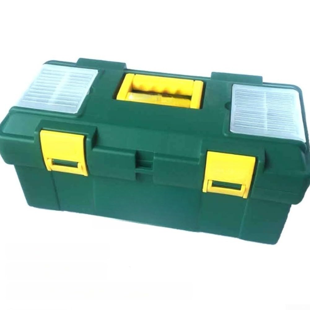 Cassetta degli attrezzi, Scatola di immagazzinaggio di plastica, Organizzatore di attrezzi, Caso di hardware | Custodia di grande capacità con maniglia ergonomica, design robusto per accessori per strumenti