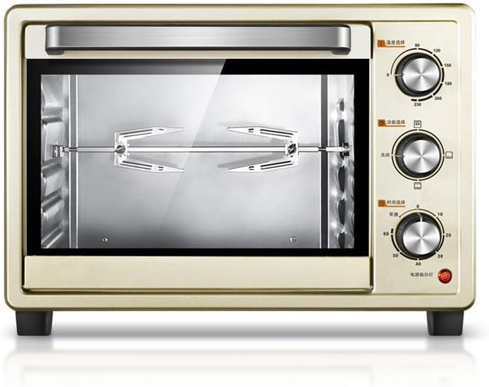 Toaster Oven Toaster Speed Baking Home Multi-Function Oven for Toast/Bake/Broil Function with 4 Heating Elements Intuitive Toaster Oven Broiler,Stainless Steel Toaster