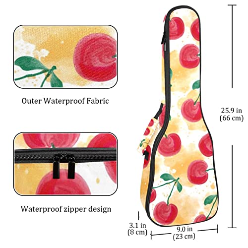 Housse pour ukulélé rouge avec rembourrage en éponge de 10 mm d’épaisseur 53,3 cm avec sangles réglables pour concert… - Les Beatles, Paul McCartney, John Lennon, RIngo Starr, George Harrison Housse pour ukulélé rouge avec rembourrage en éponge de 10 mm d'épaisseur 53,3 cm avec sangles réglables pour concert… – Image 5