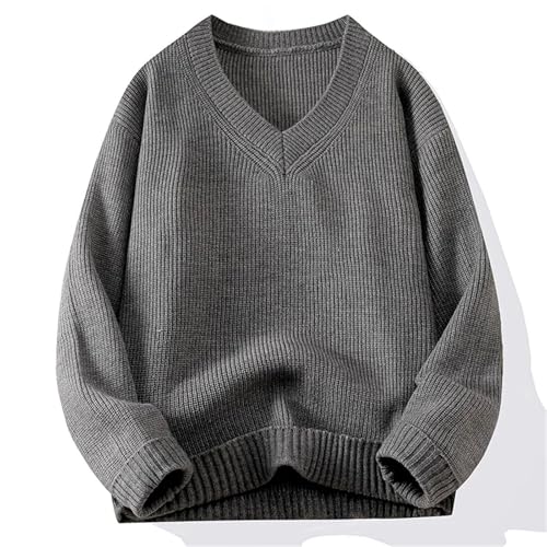 Wool V Neck Pullover Sweater Mens Cashmere Knitting Spring Autumn Knitwear Fashion Comfortable3