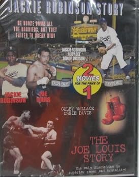 DVD The Jackie Robinson Story / The Joe Louis Story Book