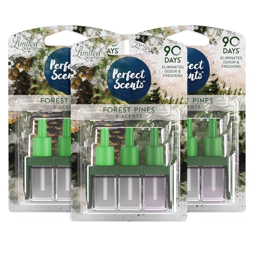 Perfect Scents 3 Scents Air Freshener Refill (3 Pack) - Compatible with 3volution Forest Pine 3x20ml