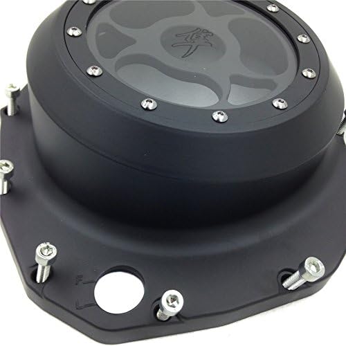Black See Through Engine Clutch Cover for Suzuki GSXR1300 Hayabusa 1999-2013 / for Suzuki B-king 2008-2009